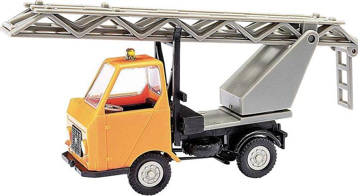 Actual product image Busch 210003403 H0 Hako Multicar M22 with turntable ladder