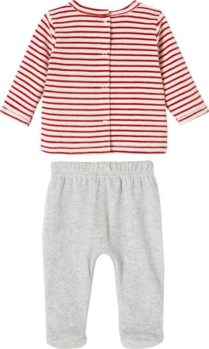Produktbild Vertbaudet Weihnachtlicher Baby Samt-Schlafanzug Oeko-Tex