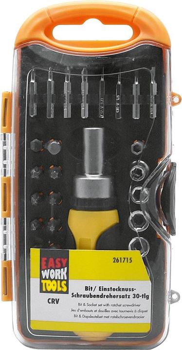 Productafbeelding Easy Work EW Bits/doppen set 30-tg (1/4" x 25mm)