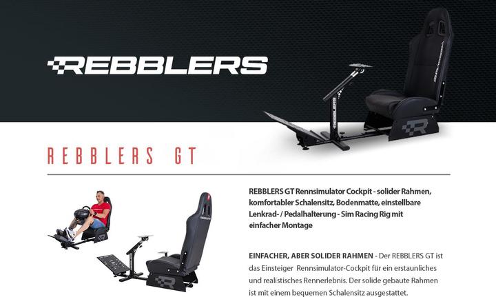 Actual product image Rebblers GT Race Simulator