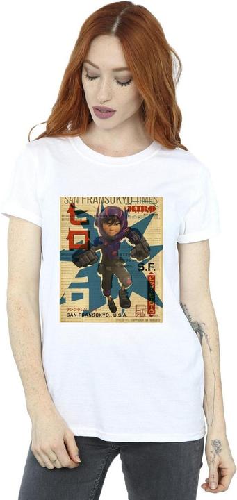 Produktbild Disney Big Hero 6 Baymax Hiro Newspaper TShirt (S)