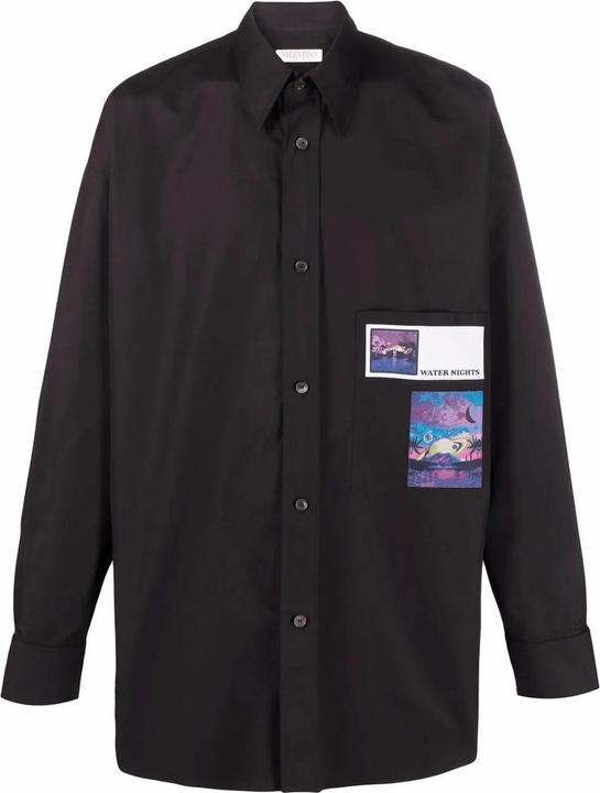 Valentino Garavani Water Nights Patches Shirt (41)