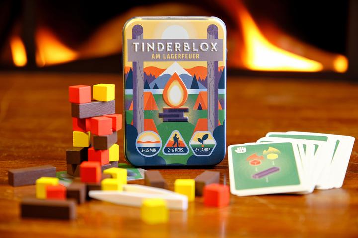 Produktbild Tinderblox - am Lagerfeuer - Geschicklichkeitsspiel (DE) (Deutsch)
