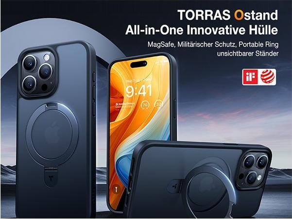 Actual product image Torras UPRO Ostand Matte (Apple iPhone 15 Pro)