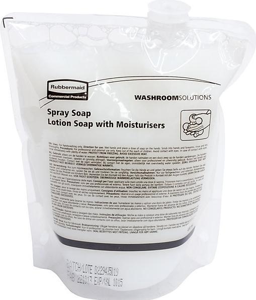 Immagine prodotto Rubbermaid Sapone liquido, conf. da 12 sacche da 400 ml, idratante. (Sapone liquido, 400 ml)