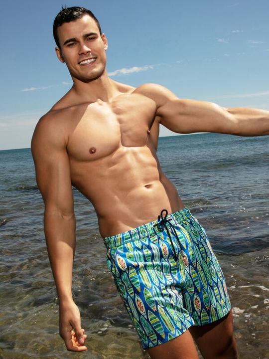 Image du produit HOM Badeshorts Beach Boxer Marbella (M)