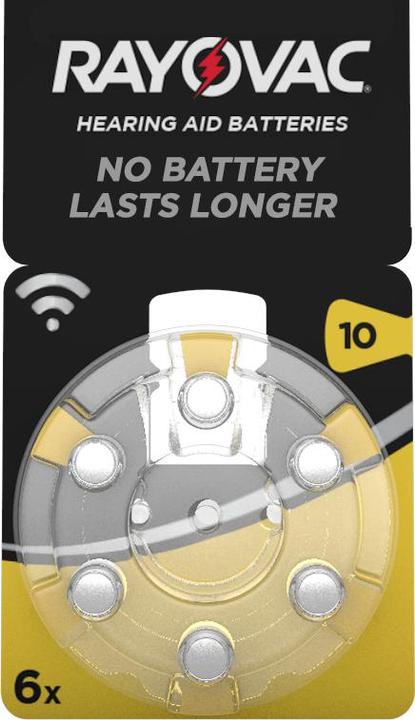 Image du produit Rayovac spécial acoustique (6 pcs, A312, 180 mAh)