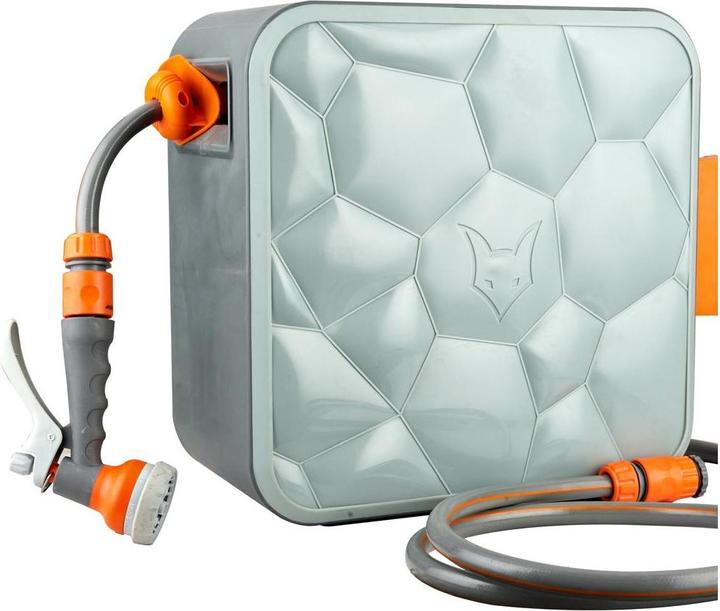 Image du produit Fuxtec Enrouleur de tuyau carré moderne de 30 m exclusif (30 m)