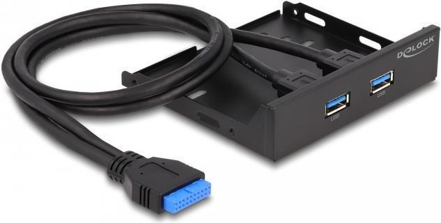Produktbild Delock 2x USB 3.0 Hub Front Panel