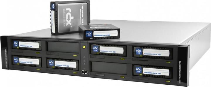 Actual product image Tandberg Data RDX QuikStation 8 RM 8-bay Ethernet 2U NEW
