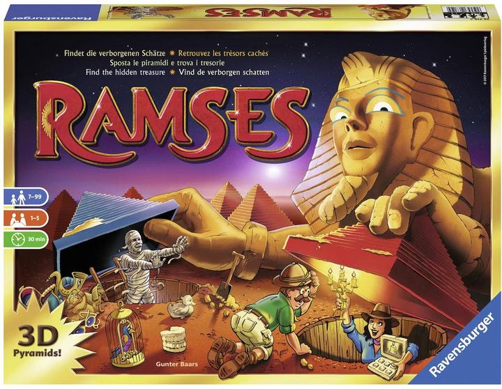 Image du produit Ravensburger Ramses, d/f/i dès 7 ans, 1-5 joueurs, retrouvez les trésors cachés (Allemand, Français, Italien)
