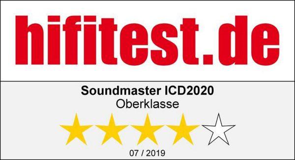 Actual product image Soundmaster ICD2020 (DAB+, Web radio, FM, Bluetooth, Wi-Fi)