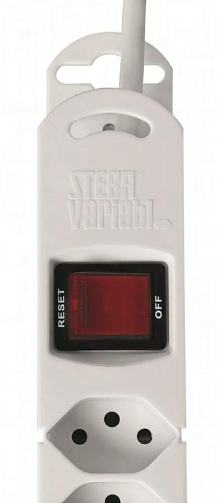 Actual product image Steffen Socket strip VARIABL 4 x T13, Mister T 320°. (4 x, Type 13, 3 m)