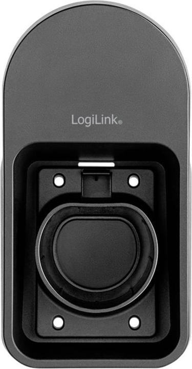 Produktbild LogiLink Wandhalterung mit Kabelablage für Auto-Ladekabel