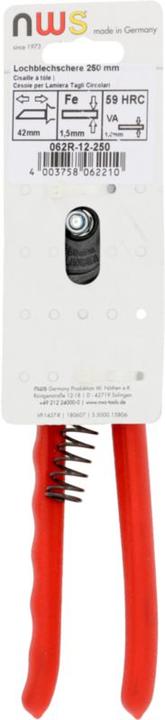 Image du produit NWS Cisaille à tôle perforée (250 mm)