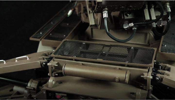 Image du produit Amewi Semi-remorque US M747 lance-roquettes, vert 1:12, kit