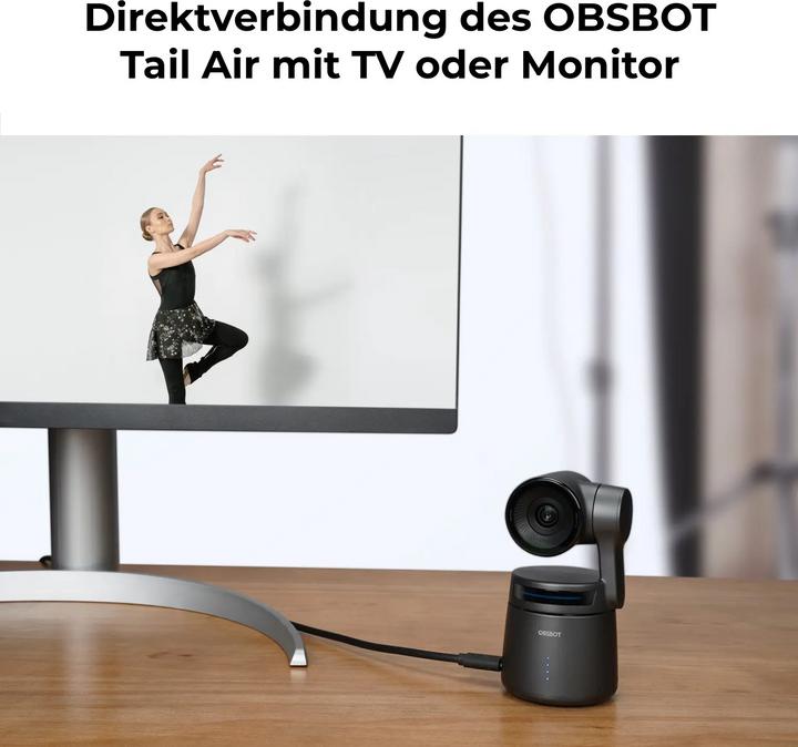 Actual product image Obsbot HDMI connection cable HDMI-Micro-D plug, HDMI-A plug 1.50 m Black 2 (1.50 m, HDMI)