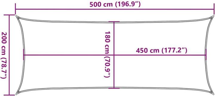 Actual product image VidaXL Alethea (200 x 500 cm)
