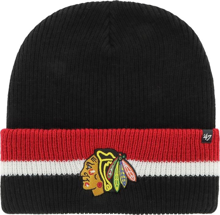 47 Brand Knit Split Cuff Chicago Blackhawks