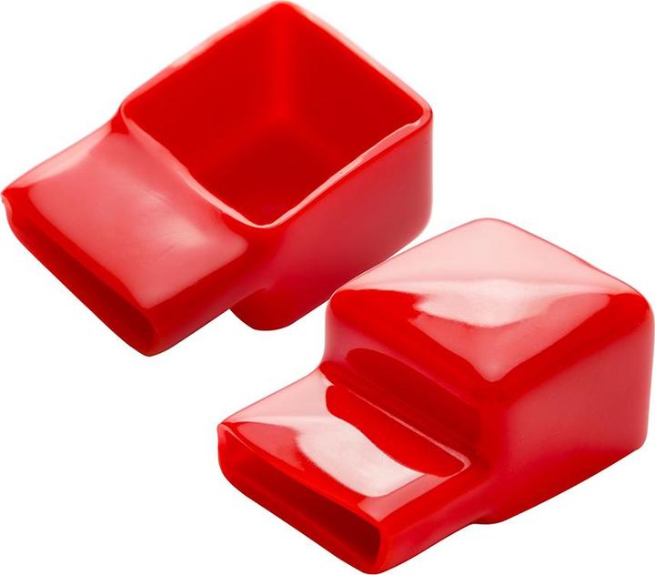 Offgridtec Polabdeckung Batterieanschluss M8 Rot Schwarz Berührschutz 2er Set 15mm