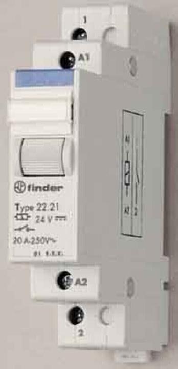 Produktbild Finder Installationsrelais 1S/1Ö 20A 230VAC 22.23.8.230.4000