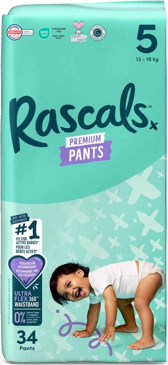 Image du produit Rascals Pantalon premium (Taille 5, Pack, 34 pièce(s))