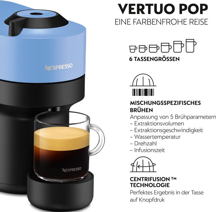 Image du produit De'Longhi Nespresso Vertuo Pop (NESPRESSO Vertuo, Prise UE)