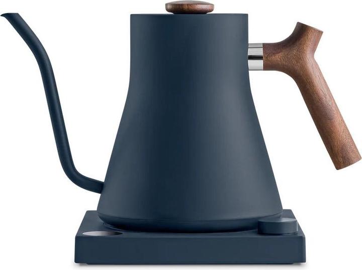 Actual product image Fellow Stagg EKG Electric Kettle, Stone Blue + Walnut 0.9 l (0.90 l, EU plug)