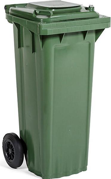 Actual product image kaiserkraft Large plastic waste garbage can, according to DIN EN 840 (360 l)