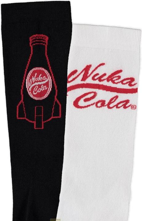Actual product image Difuzed Fallout Nuka Cola - Men's Crew Sock (3Pack) - 39/42 (pack of 3, 39, 42)