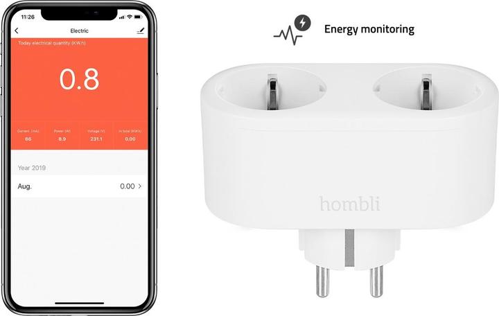 Produktbild Hombli Smart Socket Duo EU
