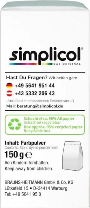 Immagine prodotto Simplicol Esperto di colori tessili (Verde menta)