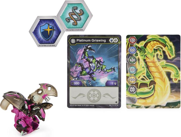 Actual product image Bakugan 2 BakuCores and character map