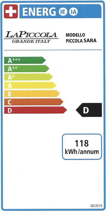 Energy Label La Piccola Sara Classic