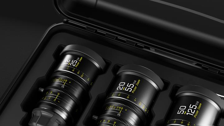 Image du produit Dzofilm Kit 3 objectifs Pictor Zoom (12-25/20-55/50-125 T2.8) Noir (PL)