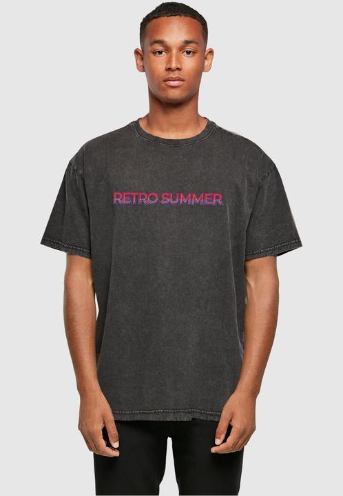 Produktbild Merchcode Summer - Retro Acid Washed Oversize Tee - 116339 (S)