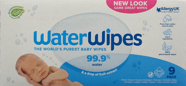 Image du produit WaterWipes Lingettes humides (540 pièce(s))