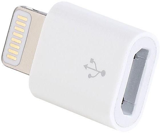 Image du produit Revolt Adaptateur micro-USB vers 8 broches, pour charger l'iPhone 5/6/7/8/10 et bien plus encore. (Micro USB, 8x Cinch)