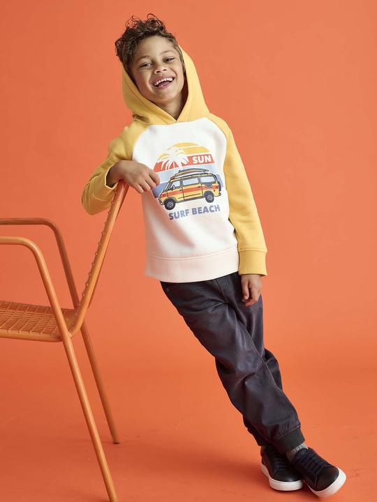 Produktbild Vertbaudet Jungen Kapuzensweatshirt mit Surfer-Print (86)