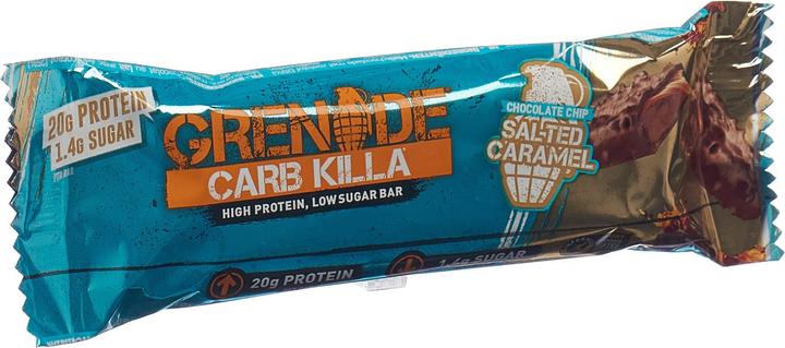 Produktbild Grenade Carb Killa Bars Chocolate Chip Salted Caramel (Nougat, Caramel, Schokolade, 1 Stk., 60 g)