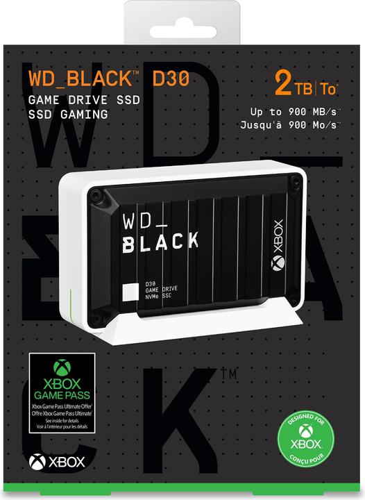 Produktbild WD Black D30 Game Drive SSD for Xbox (2000 GB)