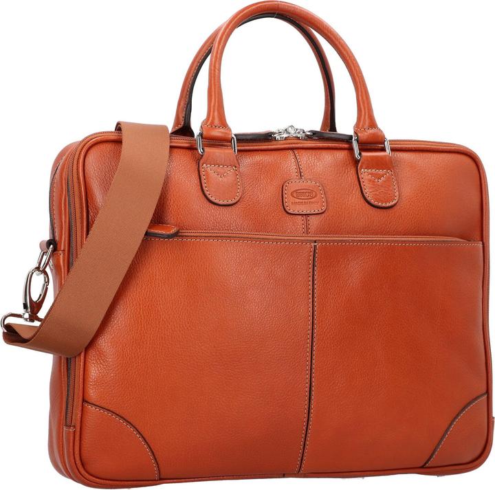 Actual product image Brics Life Pelle briefcase leather 38 cm laptop compartment