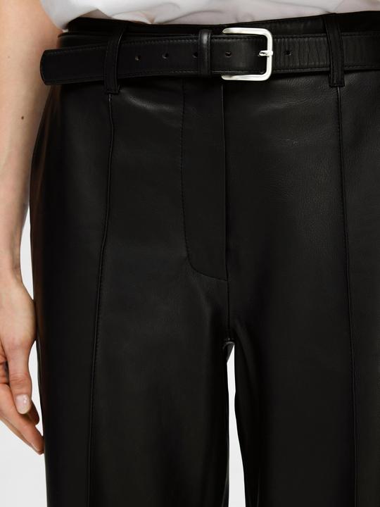 Immagine prodotto Selected Femme Pantaloni in pelle dal taglio ampio (42)