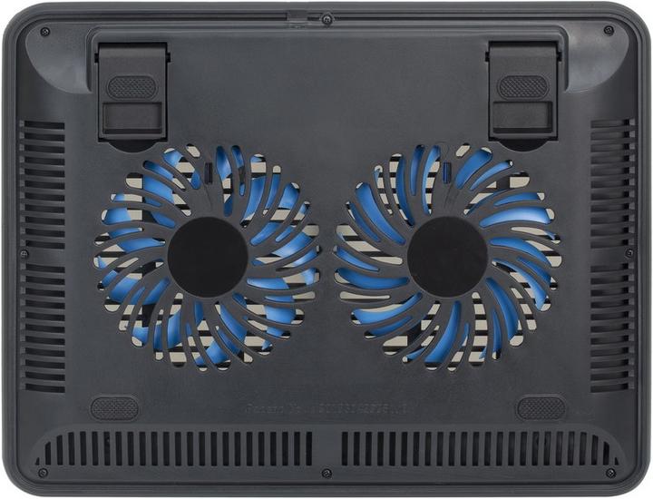 Actual product image Rivacase 5555 silver laptop cooling pad up to 15.6