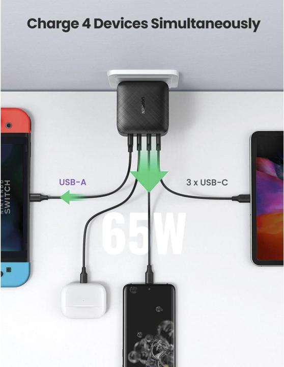 Produktbild Ugreen Schnellladegerät (65 W)