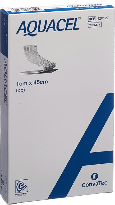 Aquacel Ag Hydrofiber Tamponaden 1x45cm starke Fasern (5 x)