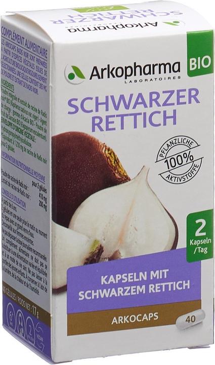 Produktbild Arkopharma Schwarzer Rettich (40 Stück, Kapseln, 40 g)