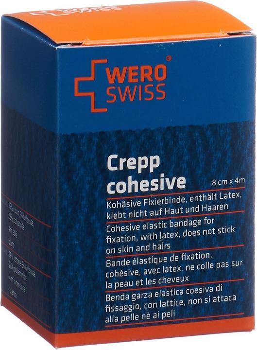 Produktbild Wero Swiss Lux K-10 Elastische Fixierbinde 4mx8cm weiss