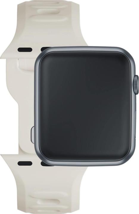 Image du produit 3MK Silicone Watch Strap beżowy/beige dla Apple Watch 38/40/41mm (Silicone, Acier inoxydable)