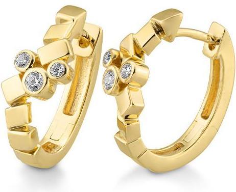 Actual product image Breuning EAR CUTLERY - BRILL. 0,196 Ct. H/si (750/18 K Gold)